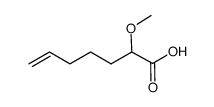 2-methoxyhept-6-enoic acid Structure