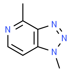 1H-1,2,3-Triazolo[4,5-c]pyridine,1,4-dimethyl-(9CI) structure