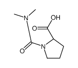 (S)-1-(Dimethylcarbamoyl)pyrrolidine-2-carboxylic Acid structure