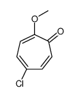 5-chloro-2-methoxycyclohepta-2,4,6-trien-1-one Structure