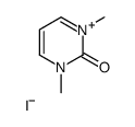 1,3-dimethylpyrimidin-1-ium-2-one,iodide Structure