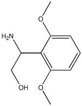 2-AMINO-2-(2,6-DIMETHOXYPHENYL)ETHAN-1-OL结构式