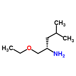 (S)-1-Ethoxy-4-methyl-2-pentanamine structure