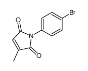 1-(4-bromophenyl)-3-methylpyrrole-2,5-dione Structure