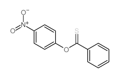 Benzenecarbothioicacid, O-(4-nitrophenyl) ester Structure