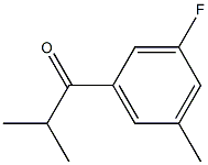 2,5'-DIMETHYL-3'-FLUOROPROPIOPHENONE structure