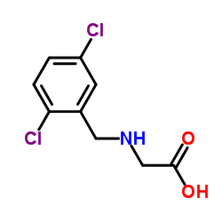 N-(2,5-Dichlorobenzyl)glycine Structure