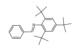 N-benzylidene-2,4,6-tri-tert-butylaniline Structure