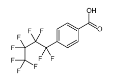 4-(1,1,2,2,3,3,4,4,4-nonafluorobutyl)benzoic acid Structure