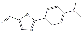 2-(4-Dimethylamino-phenyl)-oxazole-5-carbaldehyde结构式