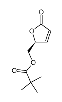 (-)-(S)-5-pivaloyloxymethyl-2(5H)-furanone结构式