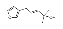 5-(furan-3-yl)-2-methylpent-3-en-2-ol Structure