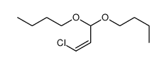 1-(1-butoxy-3-chloroprop-2-enoxy)butane Structure