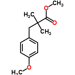 Methyl 3-(4-methoxyphenyl)-2,2-dimethylpropanoate Structure