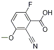 2-cyano-6-fluoro-3-Methoxybenzoic acid结构式