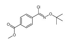 methyl 4-((tert-butoxyimino)chloromethyl)benzoate结构式
