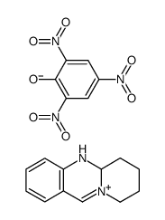 2,3-tetramethylene-1,2-dihydroquinazolinium picrate Structure