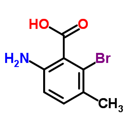 6-氨基-2-溴-3-甲基苯甲酸结构式
