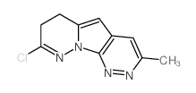Pyridazino[4',3':4,5]pyrrolo[1,2-b]pyridazine,8-chloro-6,7-dihydro-3-methyl- Structure