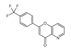 2-[4-(trifluoromethyl)phenyl]pyrano[3,2-b]pyridin-4-one Structure