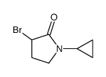 3-bromo-1-cyclopropylpyrrolidin-2-one结构式