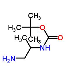 2-N-Boc-1,2-丙二胺结构式