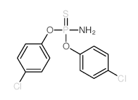 Phosphoramidothioicacid, O,O-bis(p-chlorophenyl) ester (6CI,8CI) structure