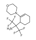 2,2,2-trifluoro-1-(2-morpholin-4-yl-cyclohex-2-enyl)-1-trifluoromethyl-ethylamine结构式
