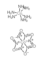 HEXAAMMINECOBALT(III) HEXANITRO-COBALTATE (3-) structure