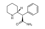 D-苏式-α-苯基-2-哌啶乙酰胺结构式
