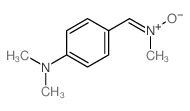 Benzenamine,N,N-dimethyl-4-[(methyloxidoimino)methyl]- structure