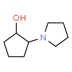 Cyclopentanol, 2-(1-pyrrolidinyl)- (9CI)结构式