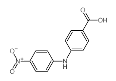 Benzoic acid,4-[(4-nitrophenyl)amino]-结构式