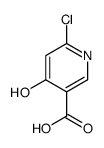 6-chloro-4-oxo-1H-pyridine-3-carboxylic acid Structure