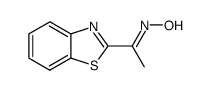 Ethanone, 1-(2-benzothiazolyl)-, oxime (9CI) structure