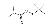 tert-Butylsulfenyl isopropylsulfinyl thioanhydride结构式