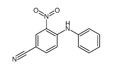 3-NITRO-4-(PHENYLAMINO)BENZONITRILE结构式