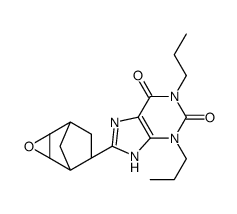 8-[(1S,2S,4R,5S,6S)-3-Oxatricyclo[3.2.1.02,4]oct-6-yl]-1,3-dipropyl-3,7-dihydro-1H-purine-2,6-dione Structure