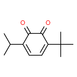 3,5-Cyclohexadiene-1,2-dione, 3-(1,1-dimethylethyl)-6-(1-methylethyl)- (9CI) structure