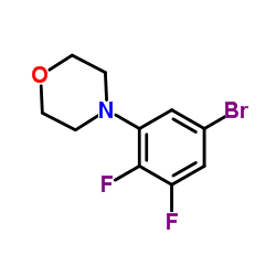 (4,5-二氟-2-(吡咯烷-1-基磺酰)苯基)硼酸结构式