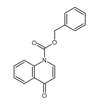1-benzyloxycarbonyl-4-quinolone Structure