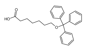 7-(trityloxy)heptanoic acid Structure