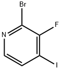 2-Bromo-3-fluoro-4-iodopyridine Structure