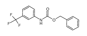 Carbanilic acid, m-(trifluoromethyl)-, benzyl ester (8CI) structure