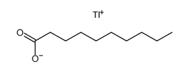 thallium(I) n-decanoate结构式