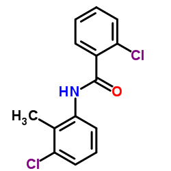 2-Chloro-N-(3-chloro-2-methylphenyl)benzamide structure