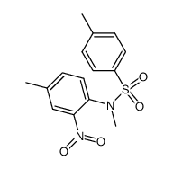 toluene-4-sulfonic acid-(4,N-dimethyl-2-nitro-anilide)结构式