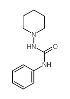 Urea,N-phenyl-N'-1-piperidinyl- structure