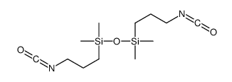 3-isocyanatopropyl-[3-isocyanatopropyl(dimethyl)silyl]oxy-dimethylsilane Structure