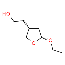 3-Furanethanol,5-ethoxytetrahydro-,(3R,5R)-rel-(9CI) Structure